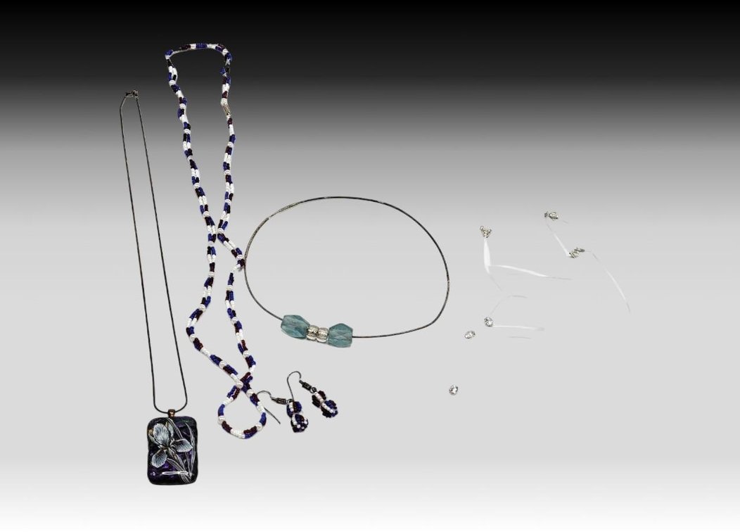 Necklaces & Earrings - Beaded, Glass & More
