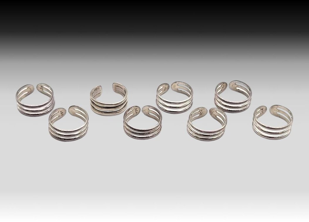 Sterling Silver Toe Rings