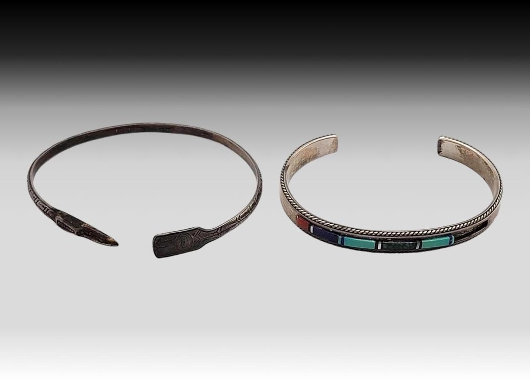 Sterling Silver Cuff & Bangle Bracelets 