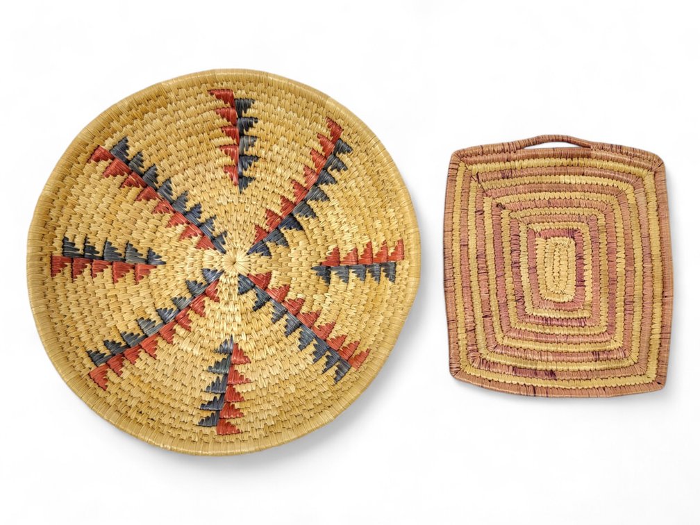 Yup'ik Grass Bowl & Coiled Trivet