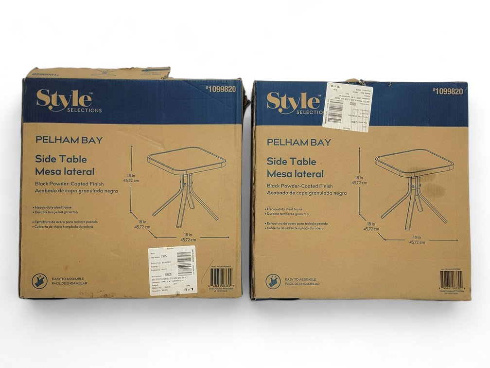 NIB Style Selection Pelham Bay Side Tables