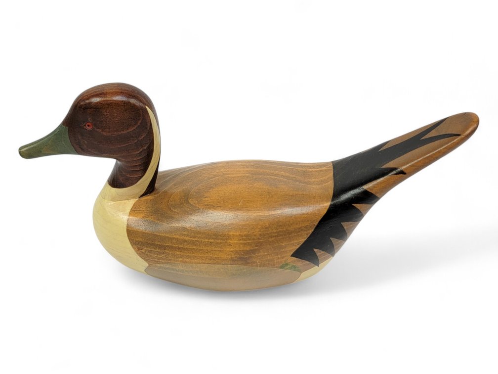 Jim Harkness Wooden Pintail Duck Decoy