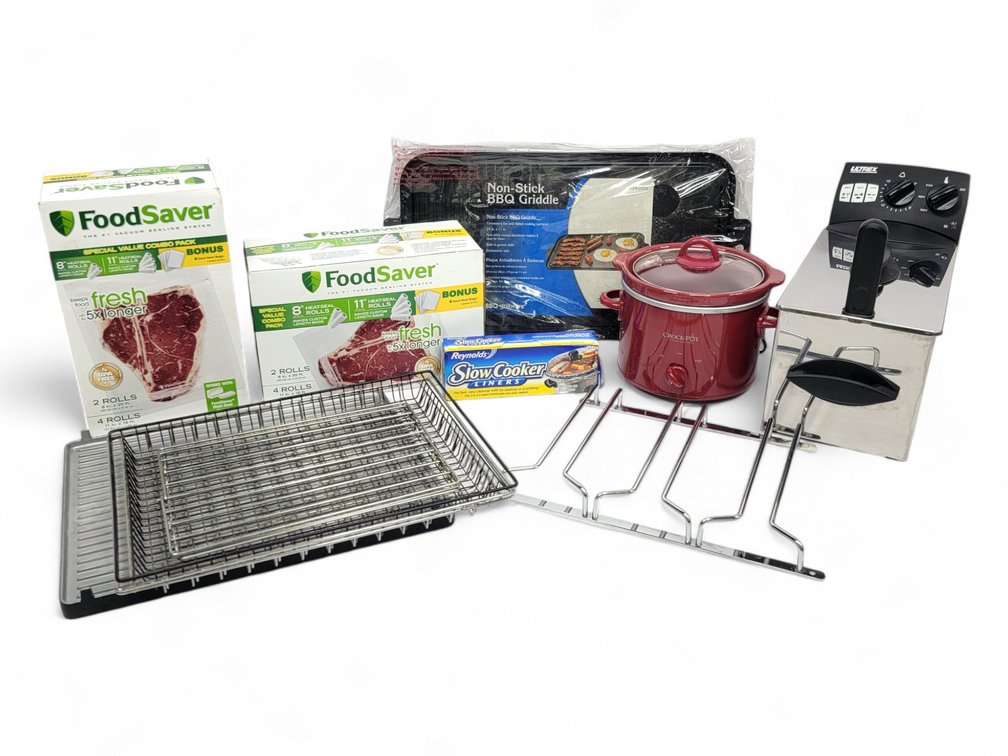 Ultrex Deep Fryer, Crock-Pot, FoodSaver Bags & More