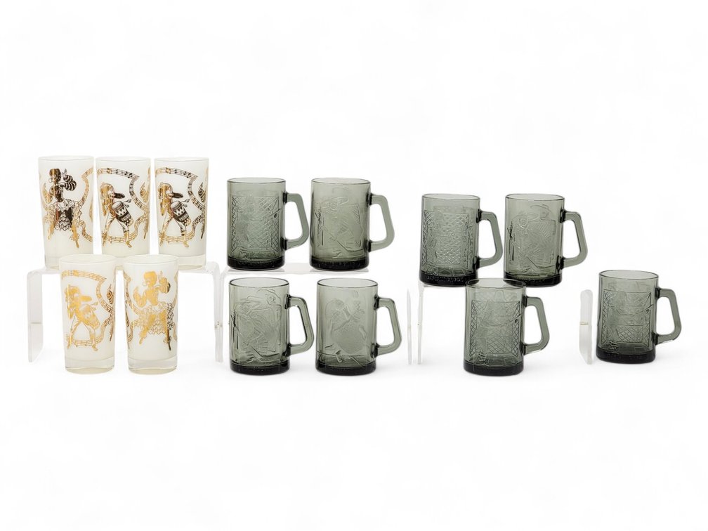Federal Glass & Collectable McDonalds Glasses