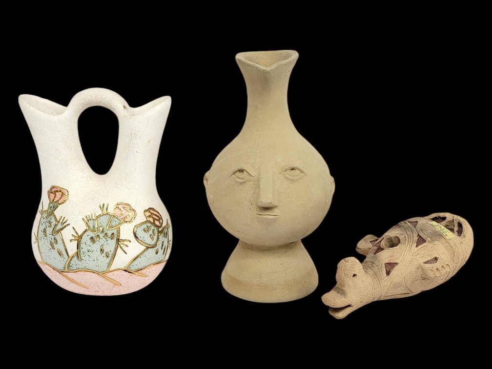 Southwest & South American Clay Pottery Pieces