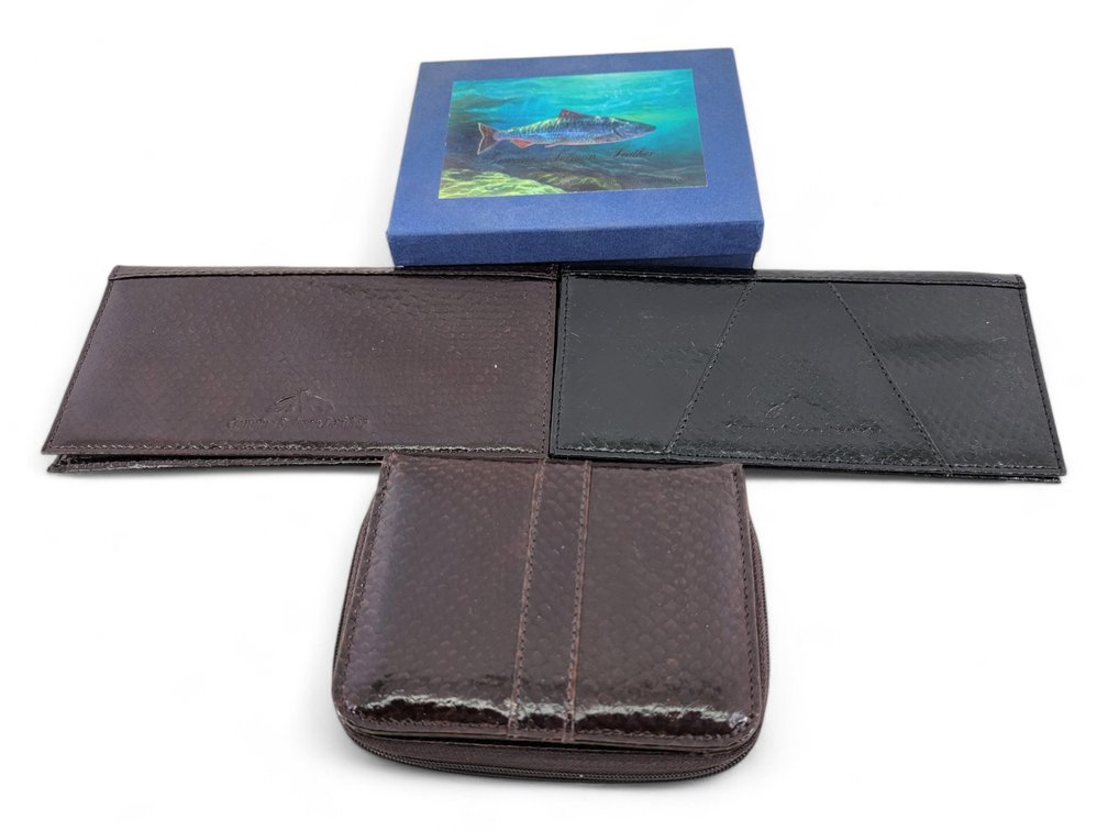 Salmon Leather Wallets
