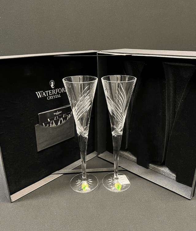 Waterford Crystal Toasting Flutes Pair 