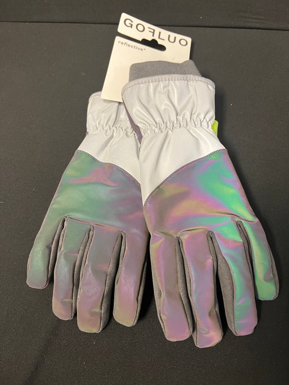 Powder Hound GoFluo Stella Reflective Gloves - Size L 