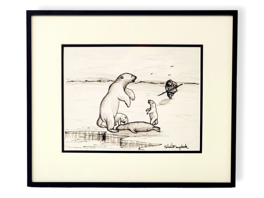 Robert Mayokok Arctic Life Drawing