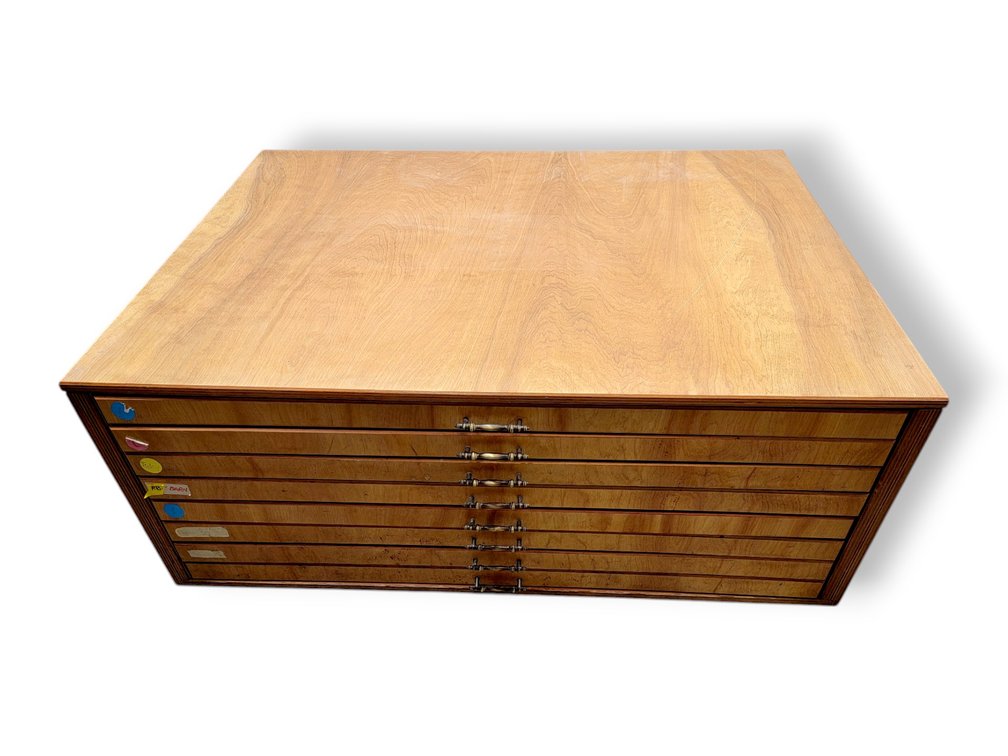 8-Drawer Flat File Cabinet