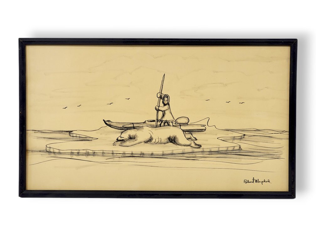 Robert Mayokok Arctic Life Drawing 