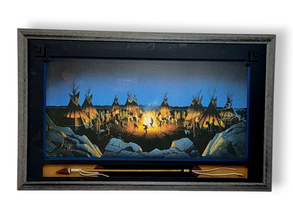 Jeanne Rager "Night Fires" Print