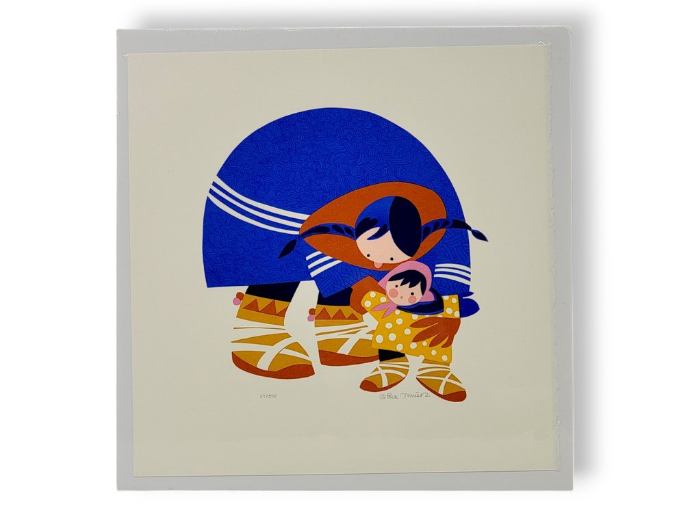 Rie Muñoz "Walking" Serigraph
