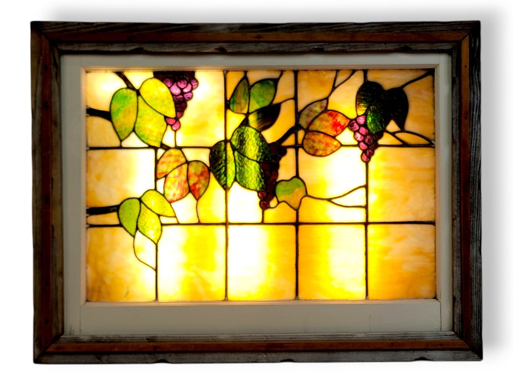 Lit Stained Glass Pane