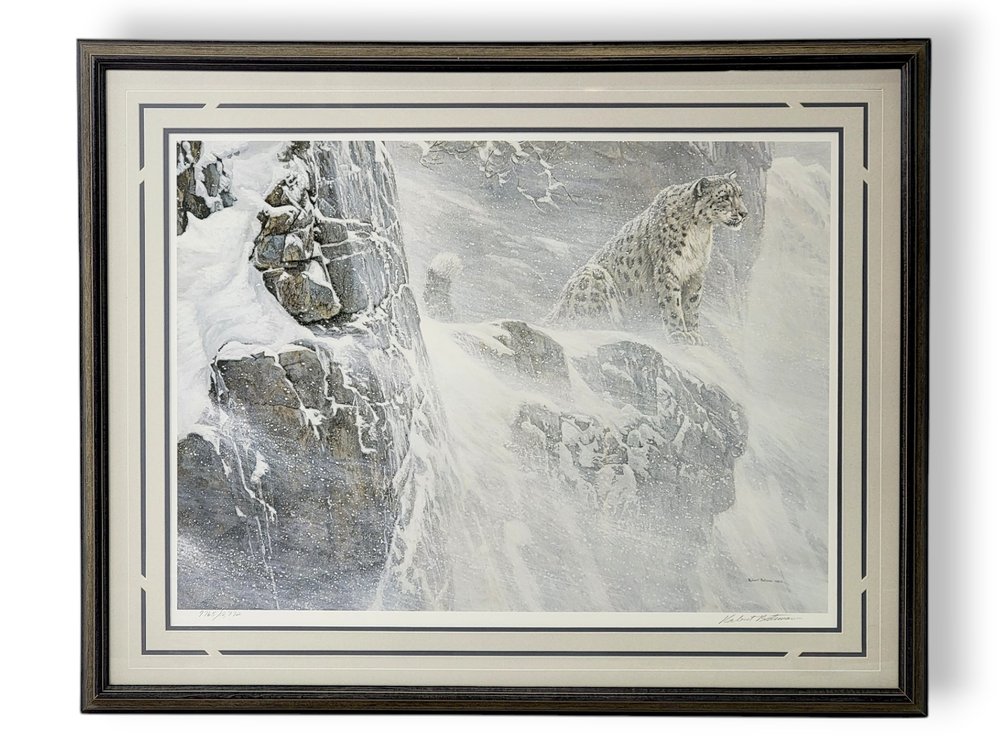 Robert Bateman "High Kingdom - Snow Leopard" Print