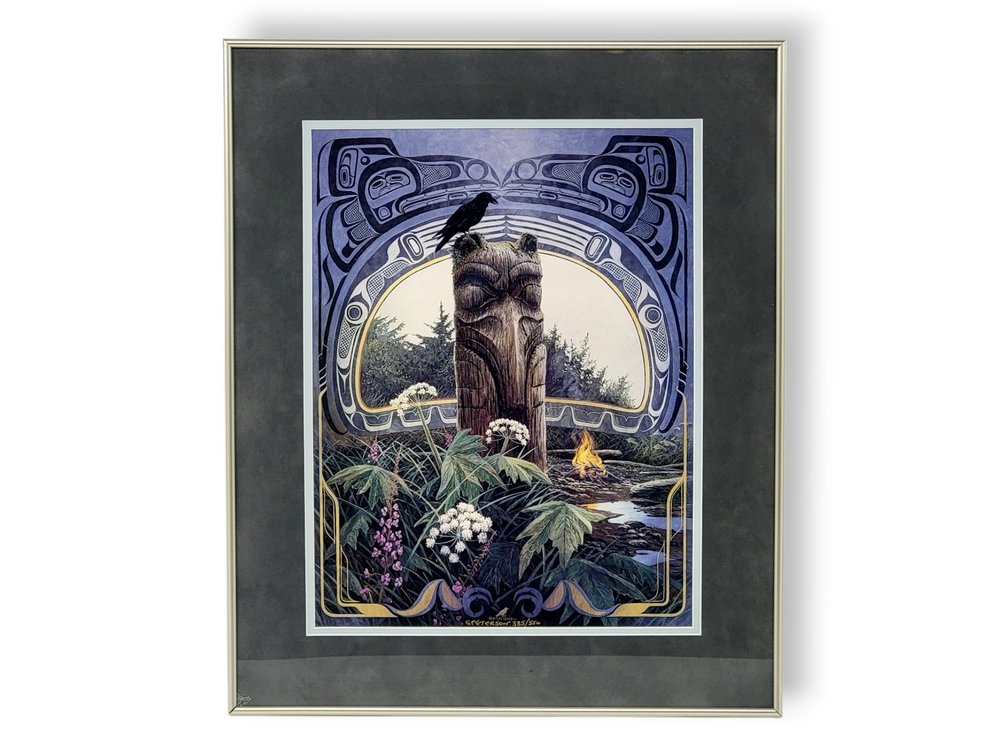 Gary Peterson Totem Pole Print