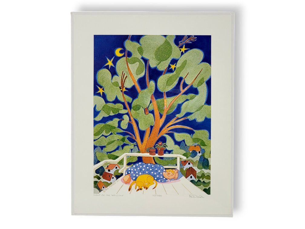 Rie Muñoz "Night On The Balcony" Print 