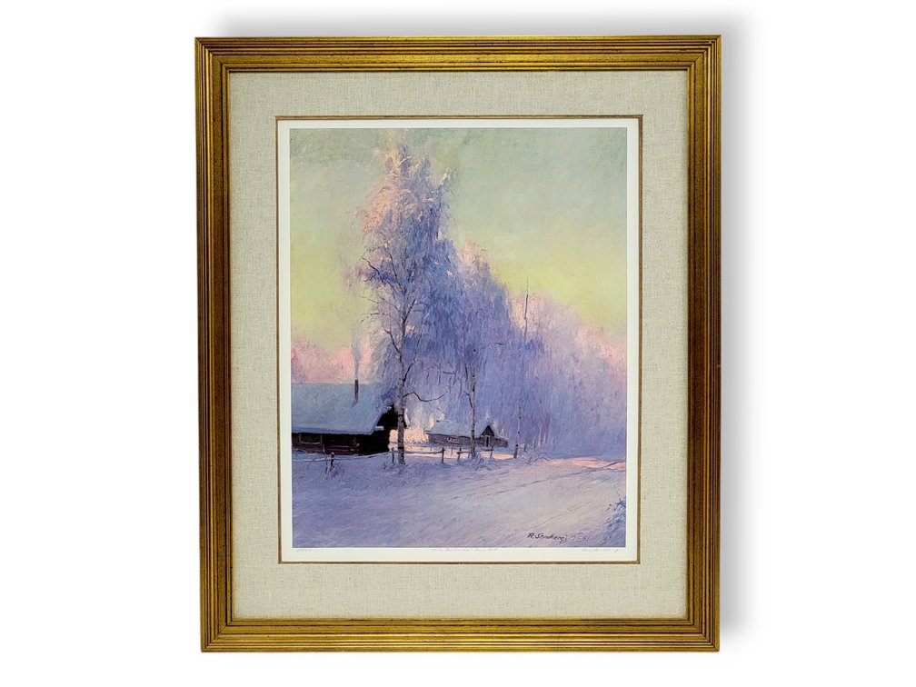 Ray E. Sandberg "Old Fairbanks - Deut, 19:14" Print