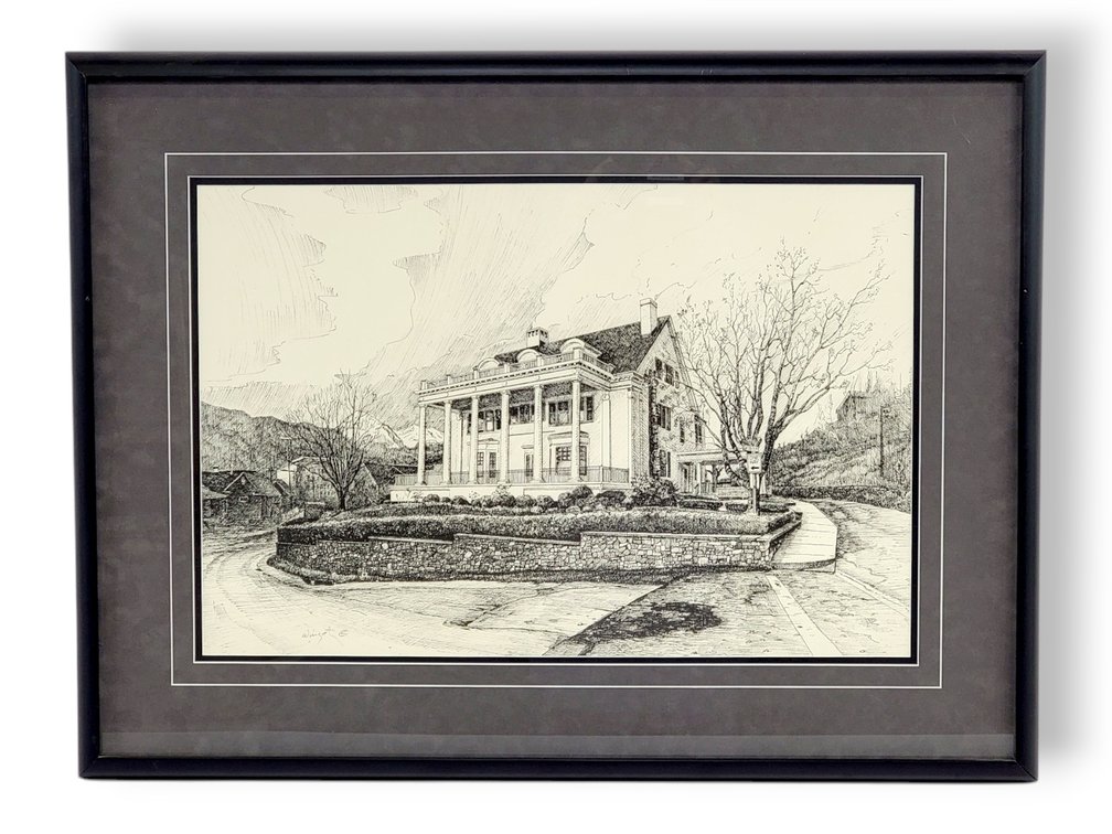 Juneau Governor's Mansion Sketch