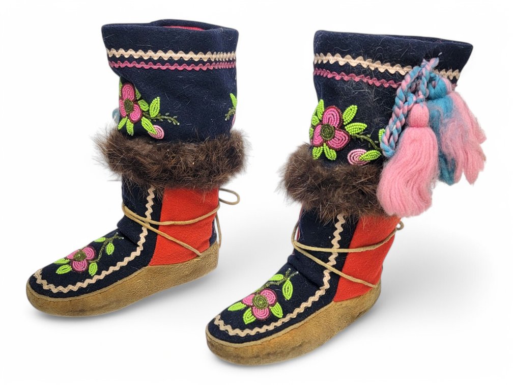 Beaded Mukluk Boots 