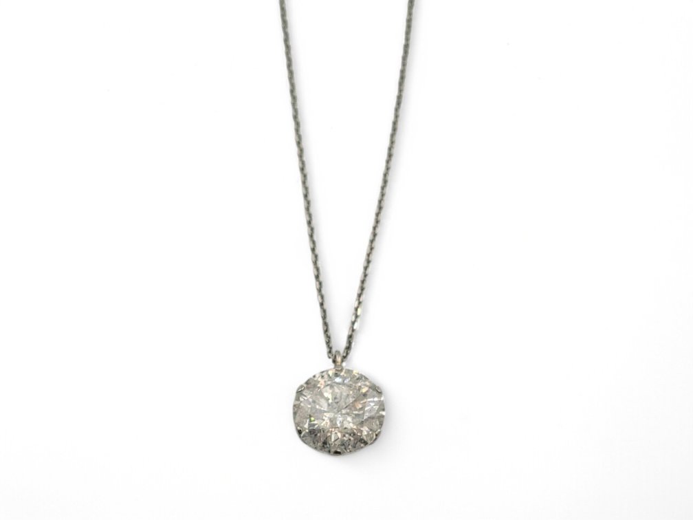 1.284ctw Diamond & Platinum Pendant Necklace 