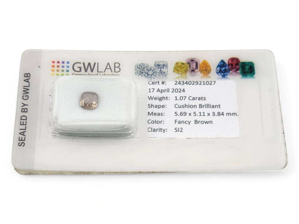 1.07ct Cushion Cut Diamond 
