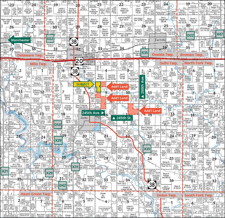 Image for Closed - Delaware Co., IA - 68.46 Ac., m/l - 010-3246-01