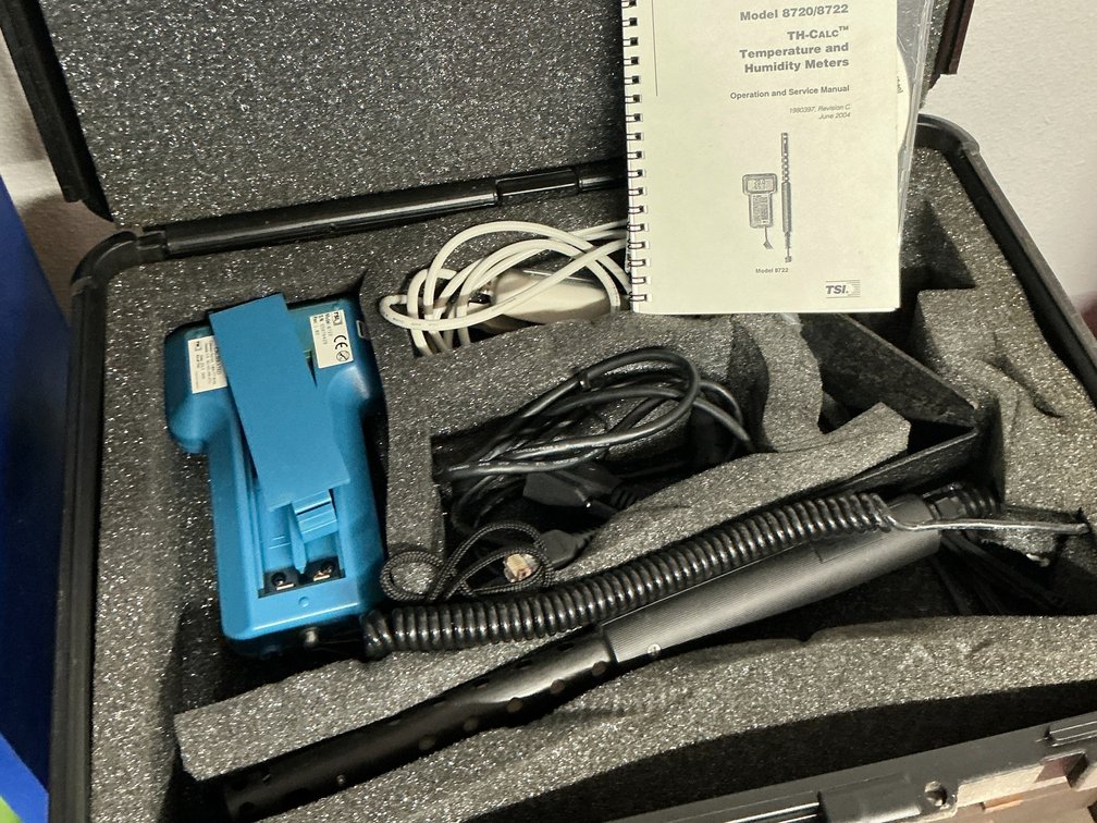 TSI Indoor Air Quality TH-CALC Model 8720 8722 Temperature Humidity Meter