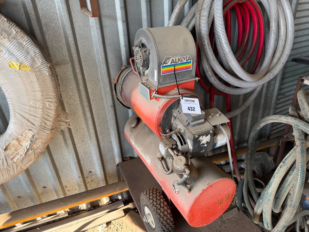 Alkota Industrial Mobile Space Heater With Marathon Electric Motor