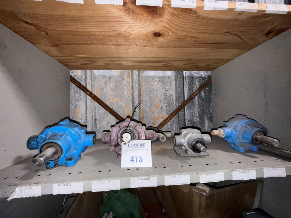 Assorted Industrial Cast Iron and Aluminum Roller Pumps