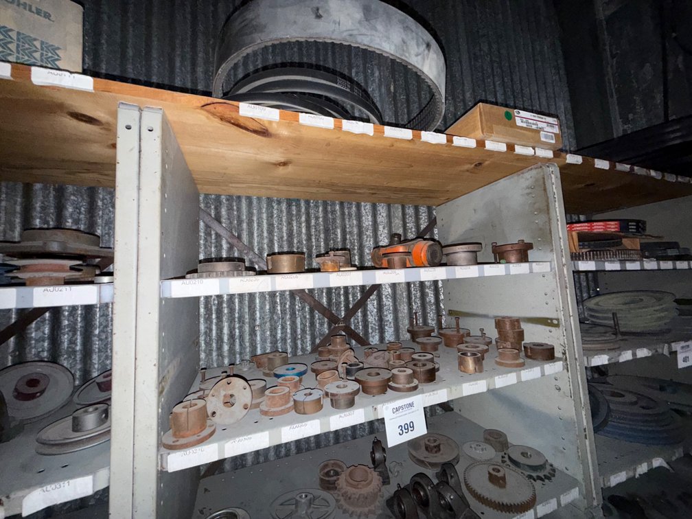 Assorted Pulleys, Sprockets, Bushings & Drive Components