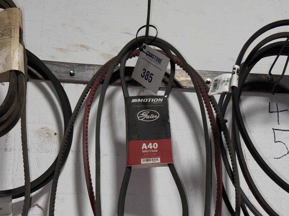 Assortment of V-Belts and Drive Belts