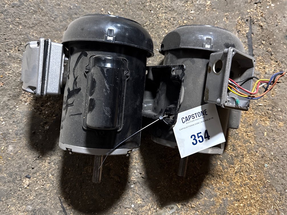 Electric Motors w/ Shafts & Wiring