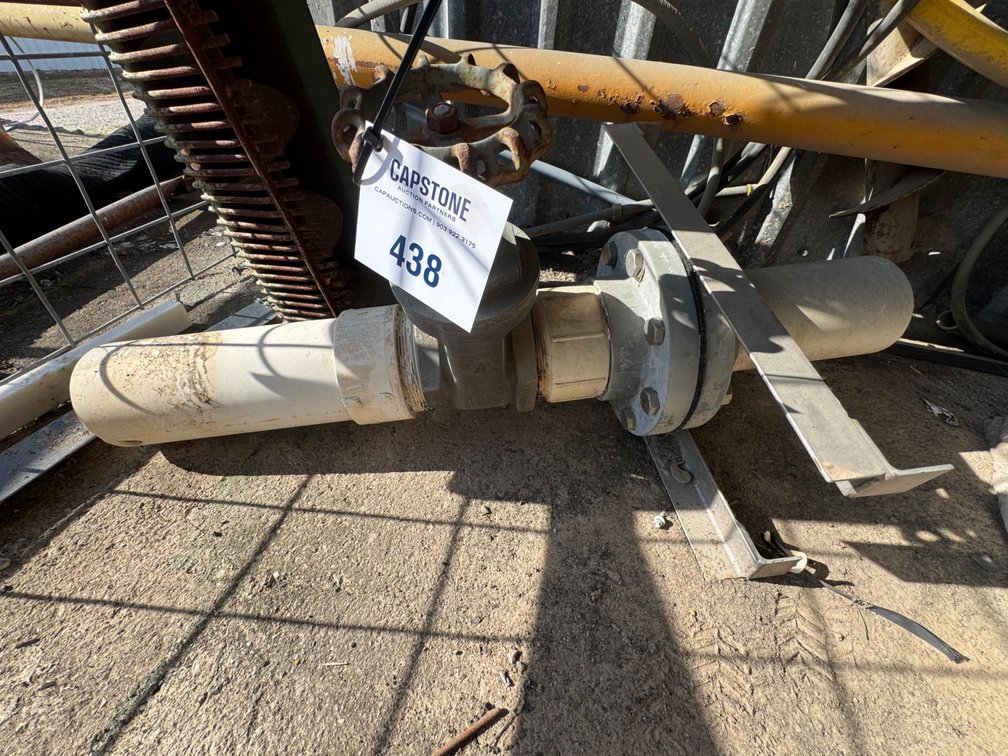 Heavy Duty Cast Metal Gate Valve with PVC Pipe and Flange Assembly