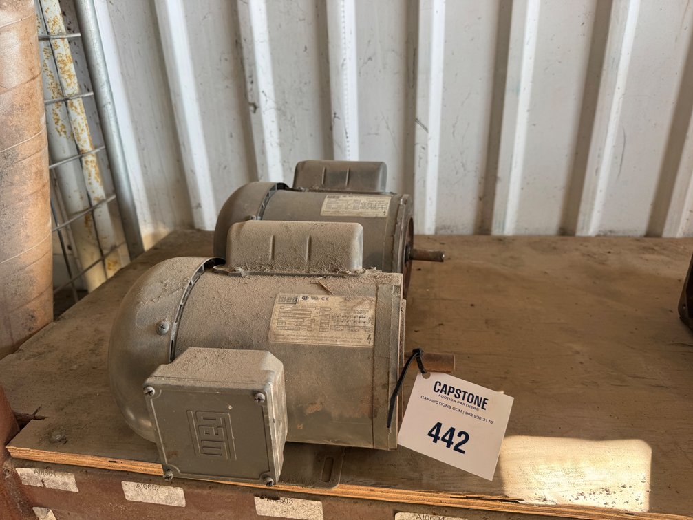 WEG Electric Motors and Durst Right Angle Gearboxes Lot