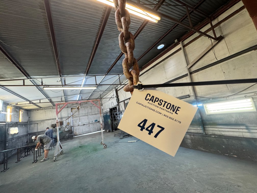 Heavy Duty Rolling Steel Gantry Crane with Dayton Chain Hoist