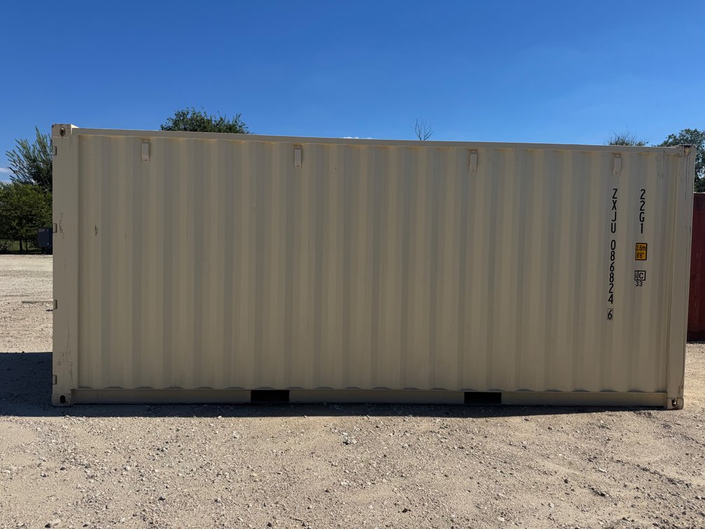 Cream 20' Shipping Container (8246)