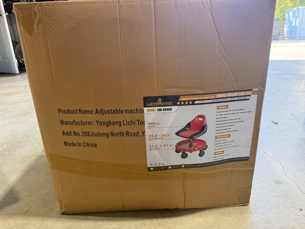 Landhonor Mobile Rolling Gear Seat