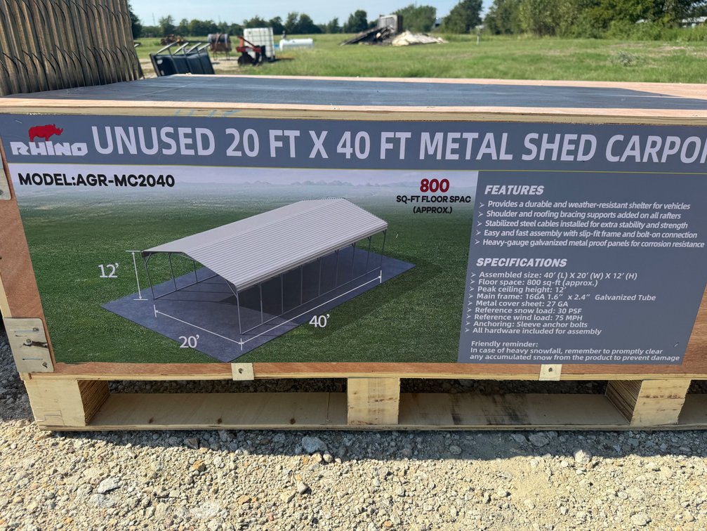 20' x 40' Metal Steel Carport