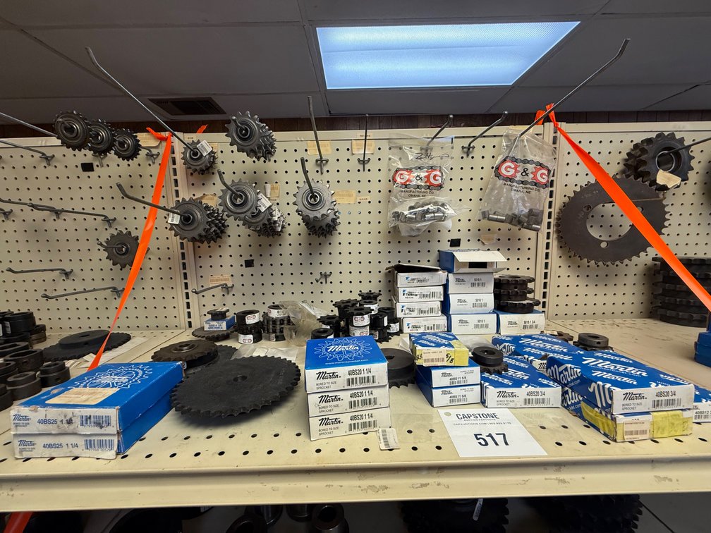 Martin and G&G Industrial Sprockets and Couplings Hardware Lot