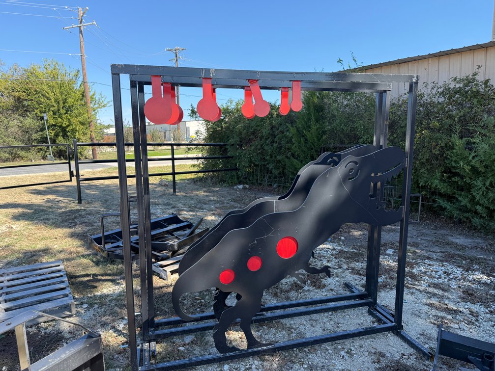 (1) Framed T-Rex Target