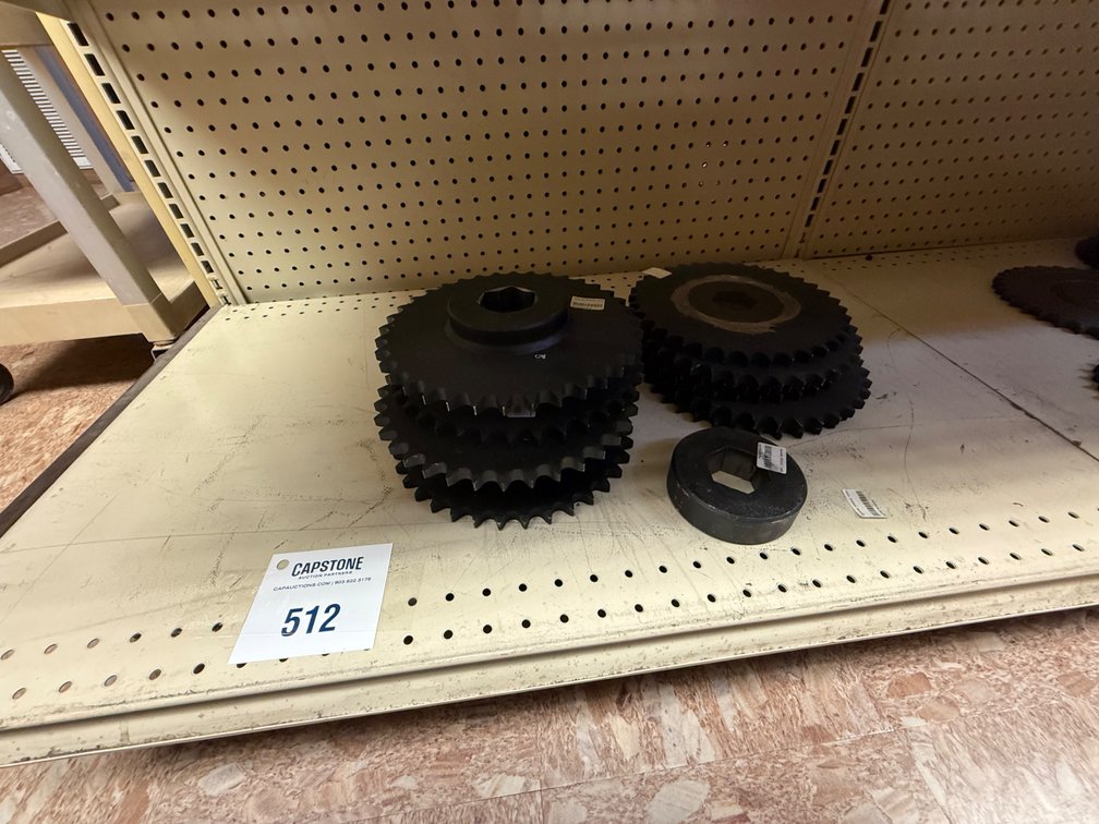 Industrial Steel Roller Chain Sprockets with Hex Bores