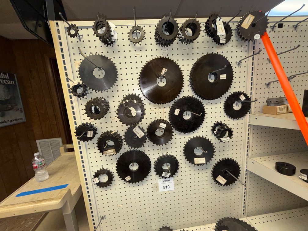 Assorted Industrial Weld-On Roller Chain Sprockets Lot