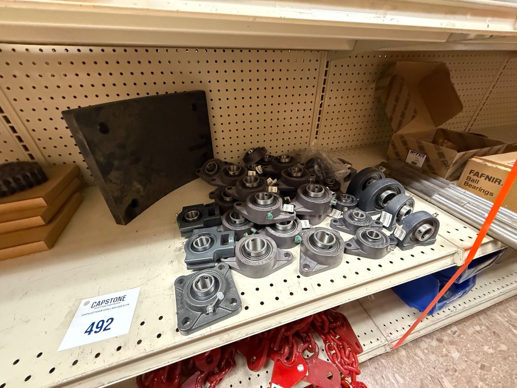 Large Assortment Mounted Flange and Pillow Block Bearings Lot