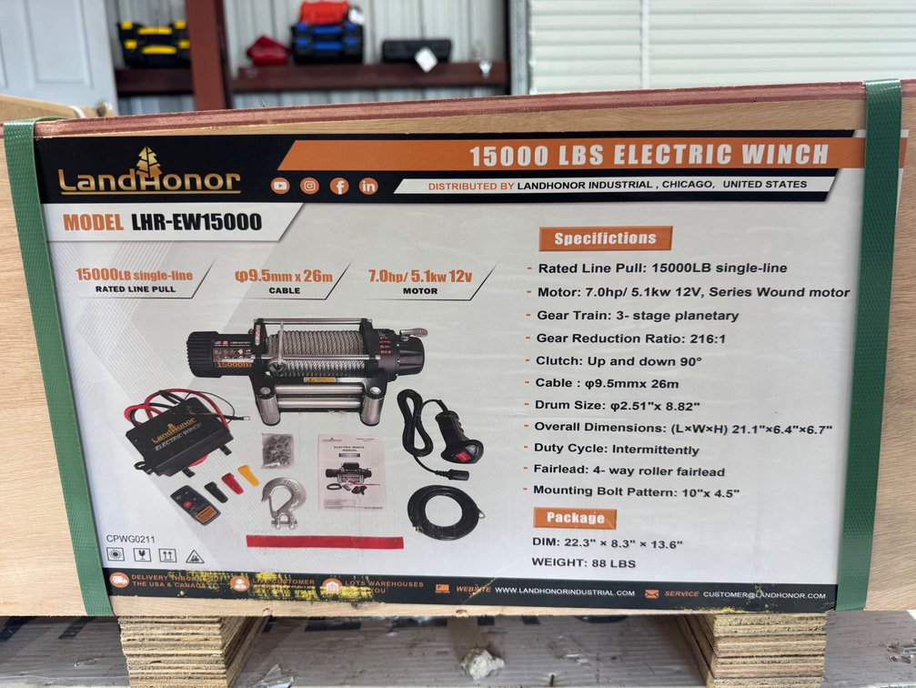 Landhonor 15,000 Electric Winch