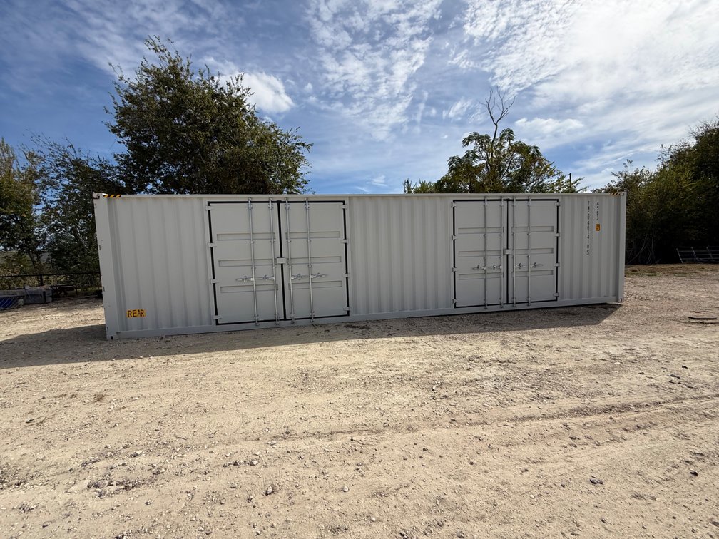 40' High Cube 2-Door Shipping Container