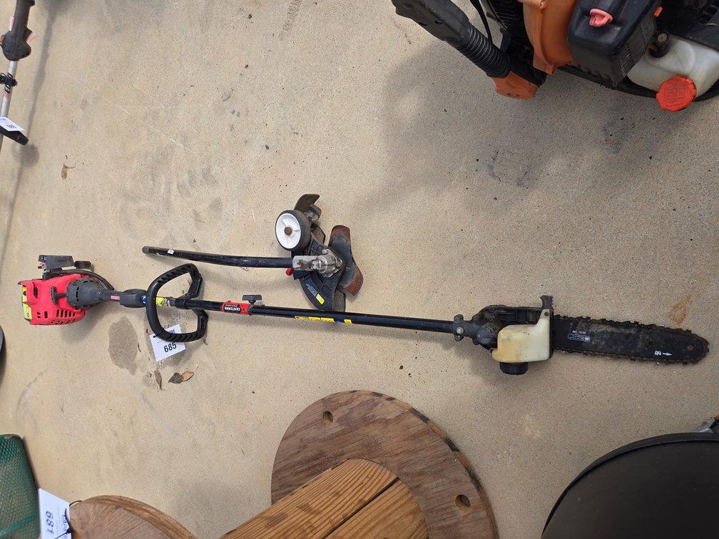 Craftsman Weedeater w/ Chain Saw Attachment