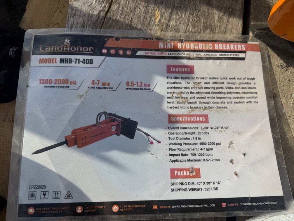 Mini Hydraulic Breaker