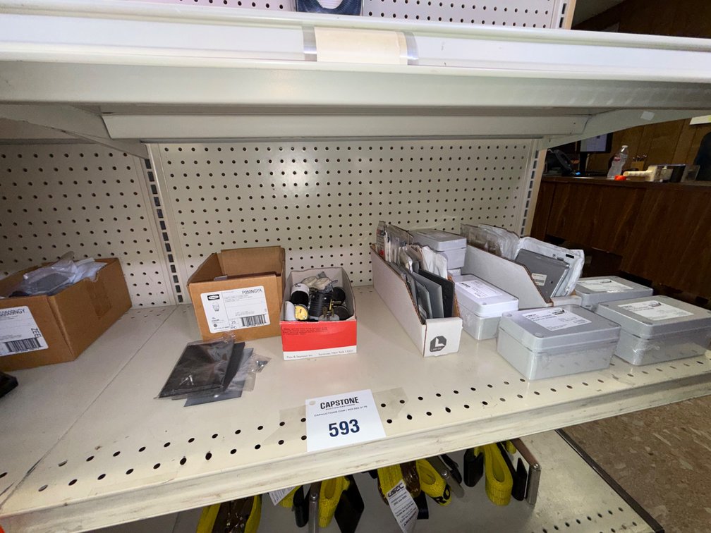 Hubbell Fittings, Junction Boxes, and Assorted Electrical Components