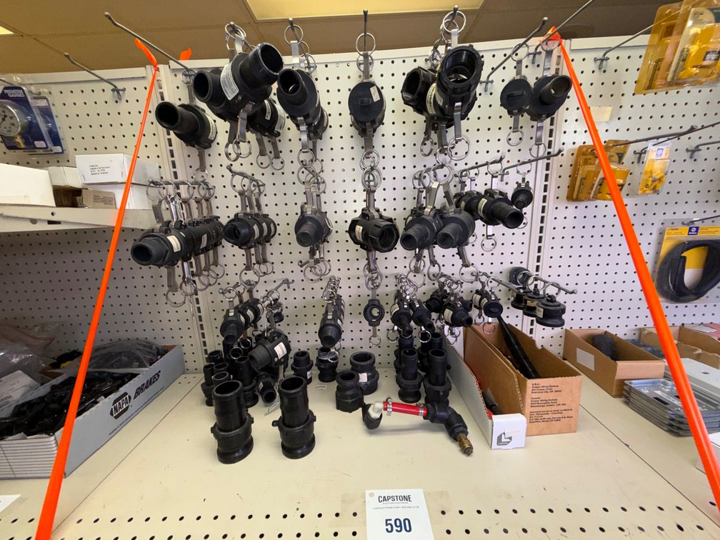 Assorted Camlock Hose Fittings & Quick Connect Couplings